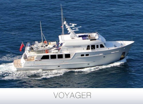M/Y Voyager - Paradise Yacht Charters
