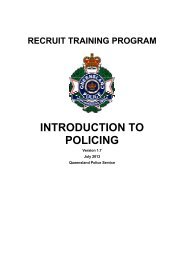 Introduction to Policing Booklet - Queensland Police Recruiting ...