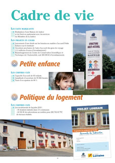 Rapport d'activitÃ©s 2010 - District Urbain de Faulquemont