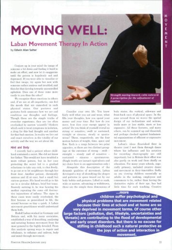 Salter(2005) Moving Well â Laban Movement Therapy in Action