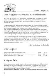Feldenkrais – Methode - Familientreff Hofheim/Mütterzentrum eV