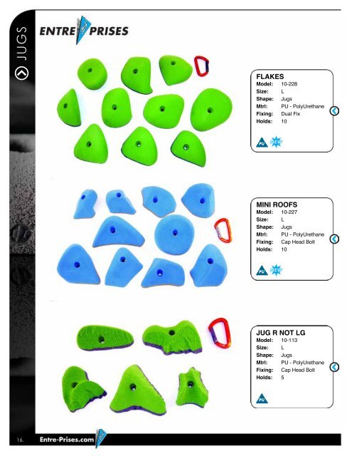 CLIMBING HOLDS 2012 - Entre Prises Climbing Walls