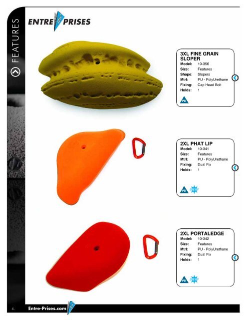 CLIMBING HOLDS 2012 - Entre Prises Climbing Walls