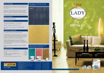 For more colours, download brochure - Jotun