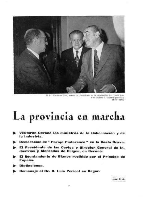 La provincia en marclia - Revista de Girona