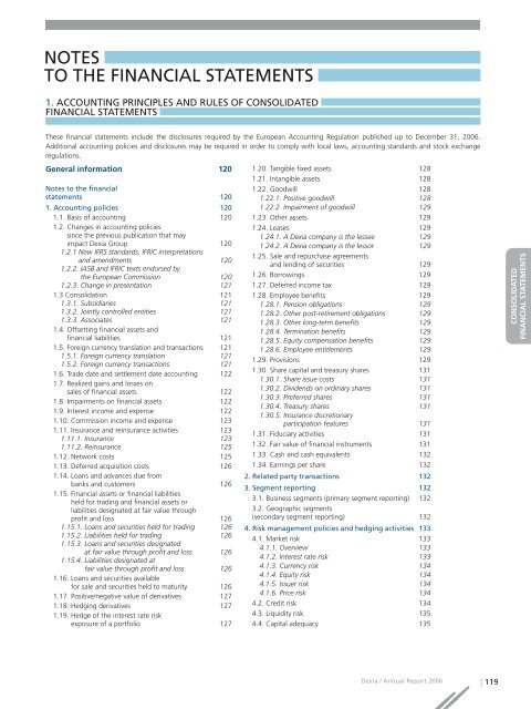 Annual report 2006 - Dexia.com