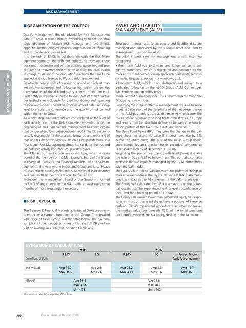 Annual report 2006 - Dexia.com