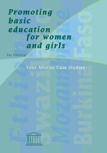 Promoting basic education for women and girls ... - library.unesco-ii...