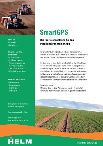 Flyer SmartGPS - HELM-Software