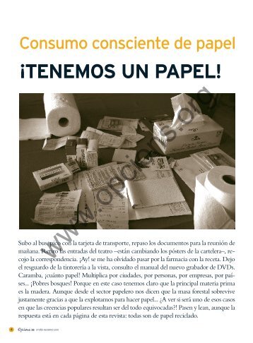 ¡TENEMOS UN PAPEL!