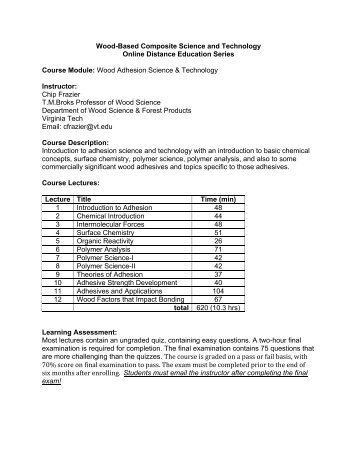 Wood Adhesion Science and Technology