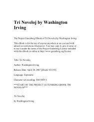 Tri Noveloj by Washington Irving - Umnet