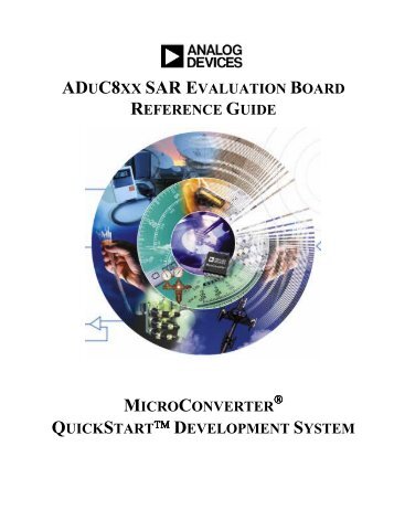 ADUC8XX SAR EVALUATION BOARD REFERENCE GUIDE ...