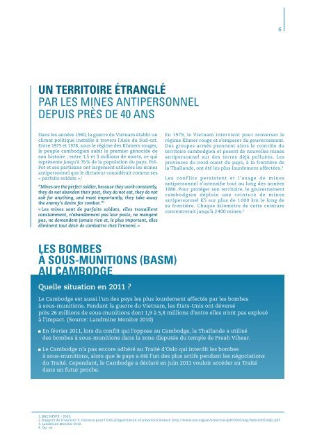 Lire le dossier de presse - Handicap International