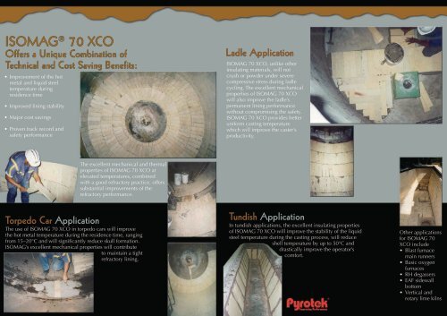 ISOMAGÂ® Brochure - English - Pyrotek, Inc.