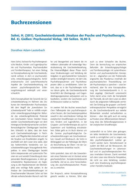 Psychotherapeutenjournal 2/2013 (.pdf)