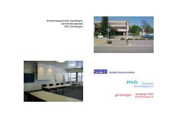 1 Konferenzbestuhlung-EG Gerlafingen-Planung
