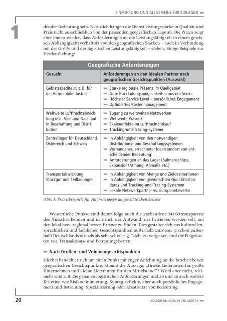 Ausschreibungen in der Logistik - Verlag Heinrich Vogel