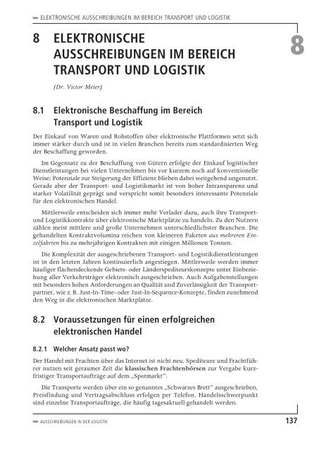 Ausschreibungen in der Logistik - Verlag Heinrich Vogel