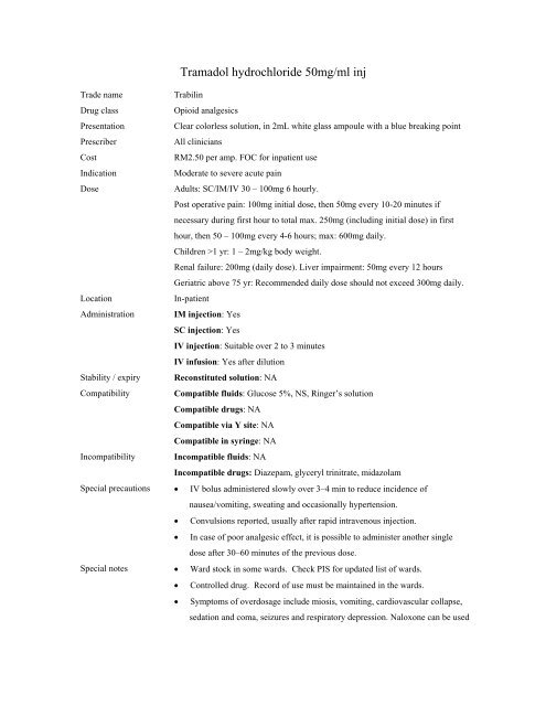 Cost of tramadol 100 mg