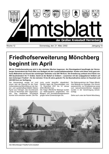 Amtsblatt 12-2002 - Herrenberg