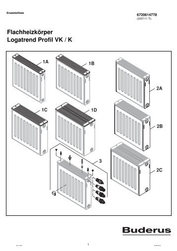 Flachheizkörper Logatrend Profil VK / K - Heiztechnikshop