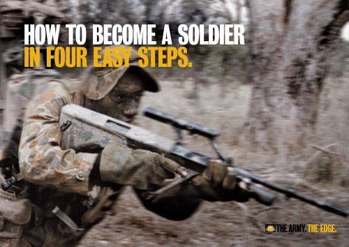how to become a soldier in four easy steps. - Defence Jobs