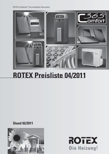 Rotex Gesamt-Preisliste und Rabattliste für ... - Heizungs-Discount