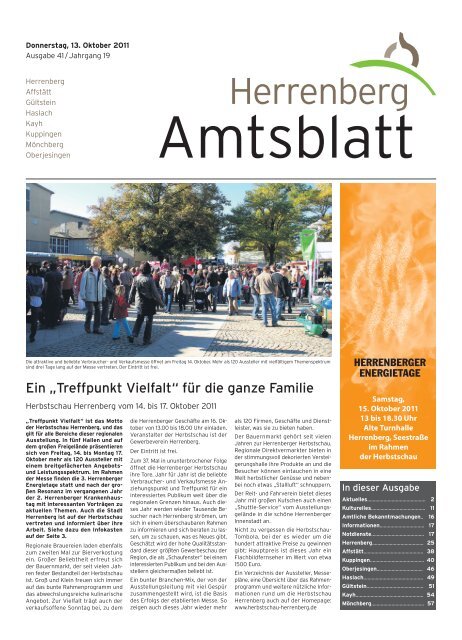 Das Amtsblatt im Internet - Herrenberg