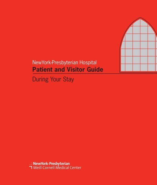 Patient and Visitor Guide - New York Presbyterian Hospital
