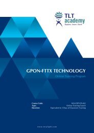 GPON-FTTx TechNOlOGy - Teralight