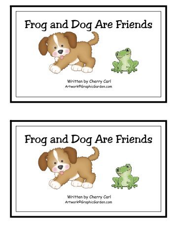 Frog and Dog Are Friends - Carl's Corner