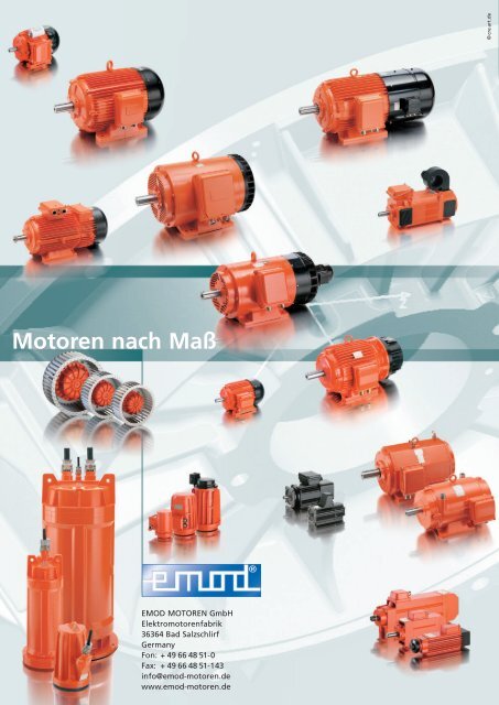 Reluktanzmotoren 834 - Emod Motoren GmbH