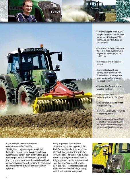 Fendt 400 Vario - Kakkis Agrifuture Products LTD