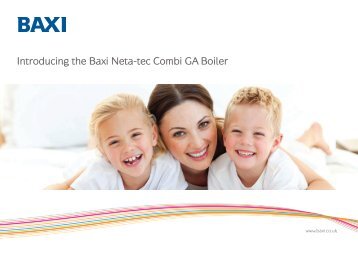 Baxi Neta-tec Combi GA Brochure - Baxi Know How