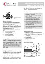 Freilauf-RÃ¼ckschlag-Ventil SMV10 und SMV20 - Tecmara.de