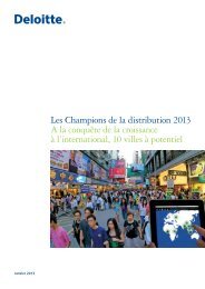 Les Champions de la distribution 2013 A la ... - Deloitte Recrute