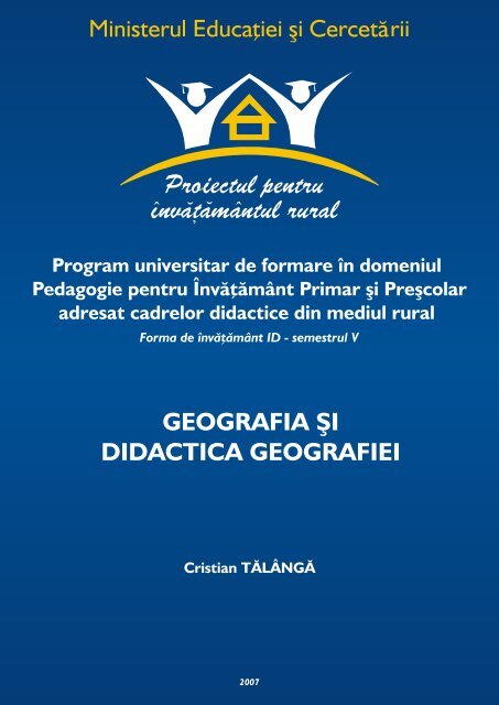 geografia Åi didactica geografiei - Biblioteca ÅtiinÅ£ificÄ a UniversitÄÅ£ii ...