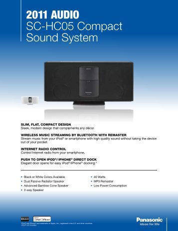 2011 AudiO SC-HC05 Compact Sound System - TVsZone.com