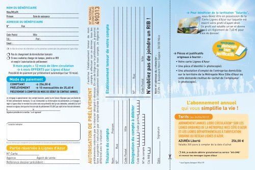 Flyer salariÃ©.pdf - Lignes d'azur