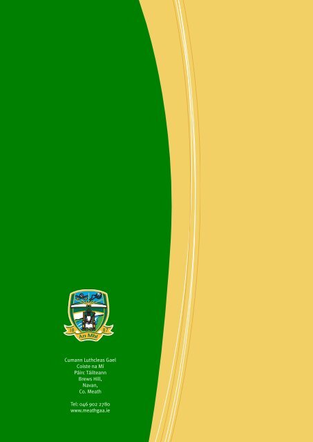 Meath GAA Strategic Review; 2012 (pdf) - Croke Park