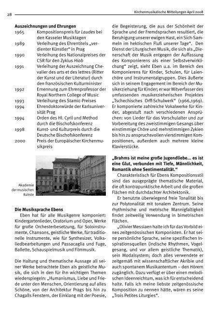 Kirchenmusikalische Mitteilungen Nr 124 - April 2008 - Amt fÃ¼r ...