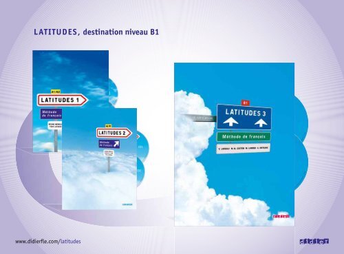 LATITUDES, destination niveau B1 - Didier