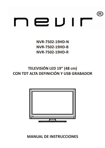 NVR-7502-19HD-N NVR-7502-19HD-B NVR-7502-19HD-R ... - Nevir