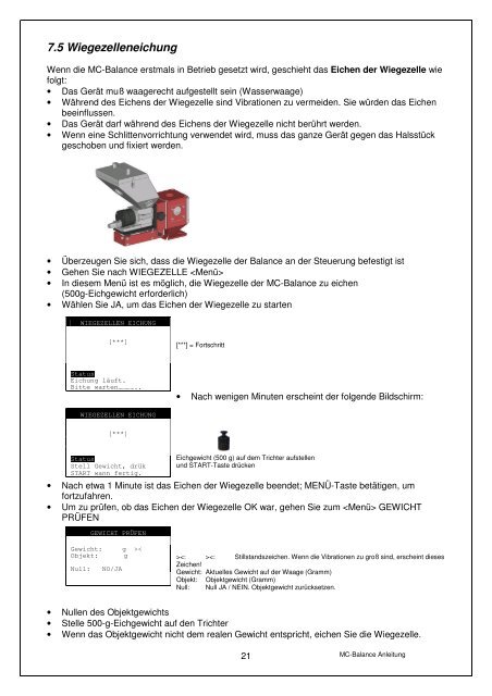 MC-Balance Bedienungsanleitung 4.0.DE.00