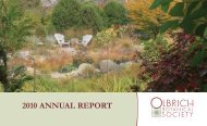 2010 ANNUAL REPORT - Olbrich Botanical Gardens