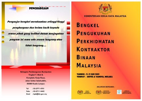 Buku Aturcara.pdf - Kementerian Kerja Raya Malaysia