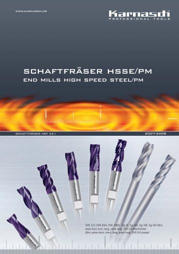 schaftfräser hsse/pm - Karnasch