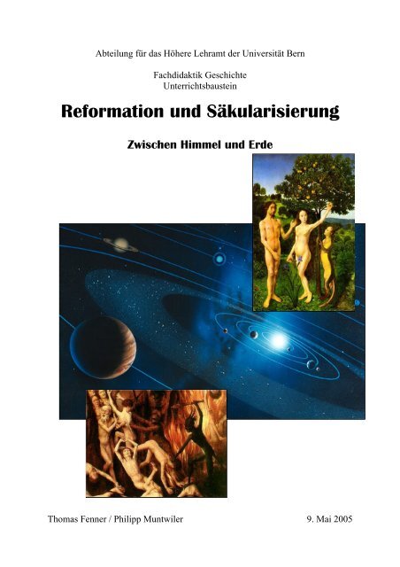 Reformation und Säkularisierung - Histomat