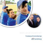 Raport z dziaÅaÅ spoÅecznych 2011, plik PDF - Citibank Handlowy